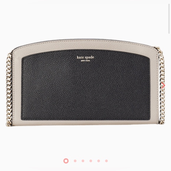 Margaux East West Crossbody in Black/Warm Taupe - Picture 2 of 11